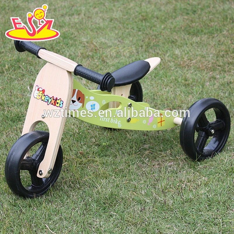 2018 New design wooden balance bike toy children wooden balance bike toy baby wooden balance bike toy W16C098