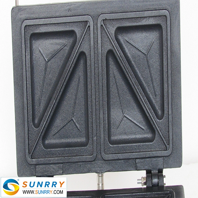 Stainless steel electric 4 pcs sandwich waffle baker and sandwich making machine