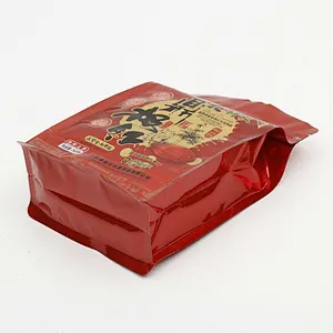 Custom color printing ziplock laminated food packaging bag