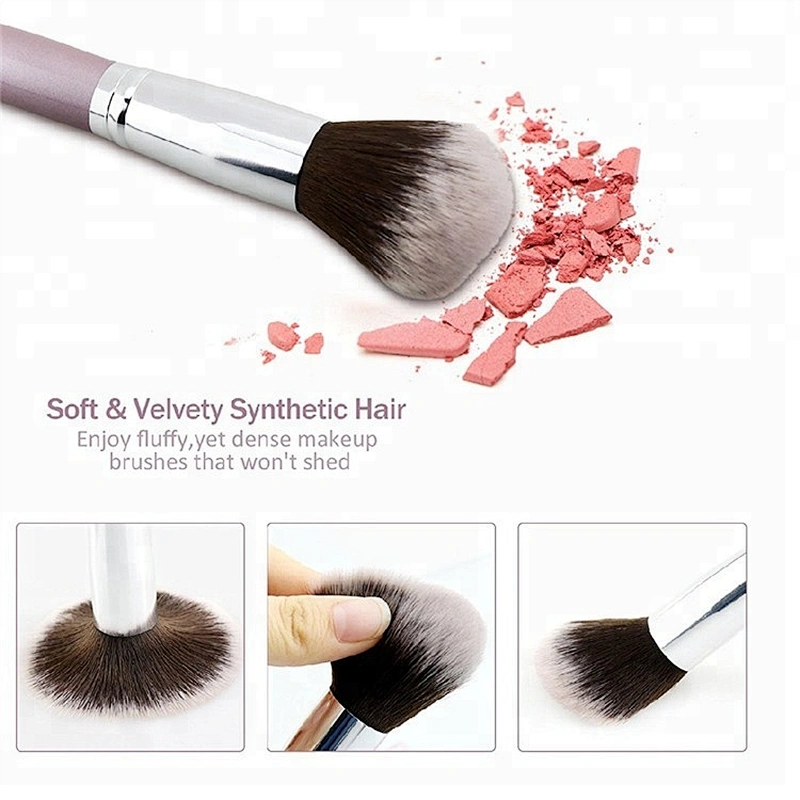 New Custom Logo Synthetic Hair 6pcs Makeup Brush Set Professional