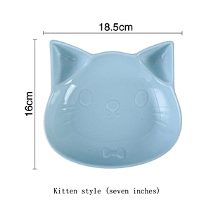 Creative children ceramic dining plate porcelain logo customize