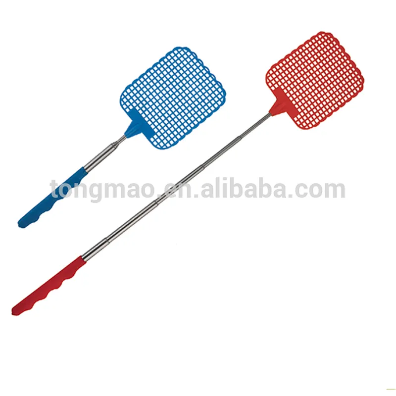 Plastic Square Bat Mosquto Repellent Device Telescopic Flyswatter