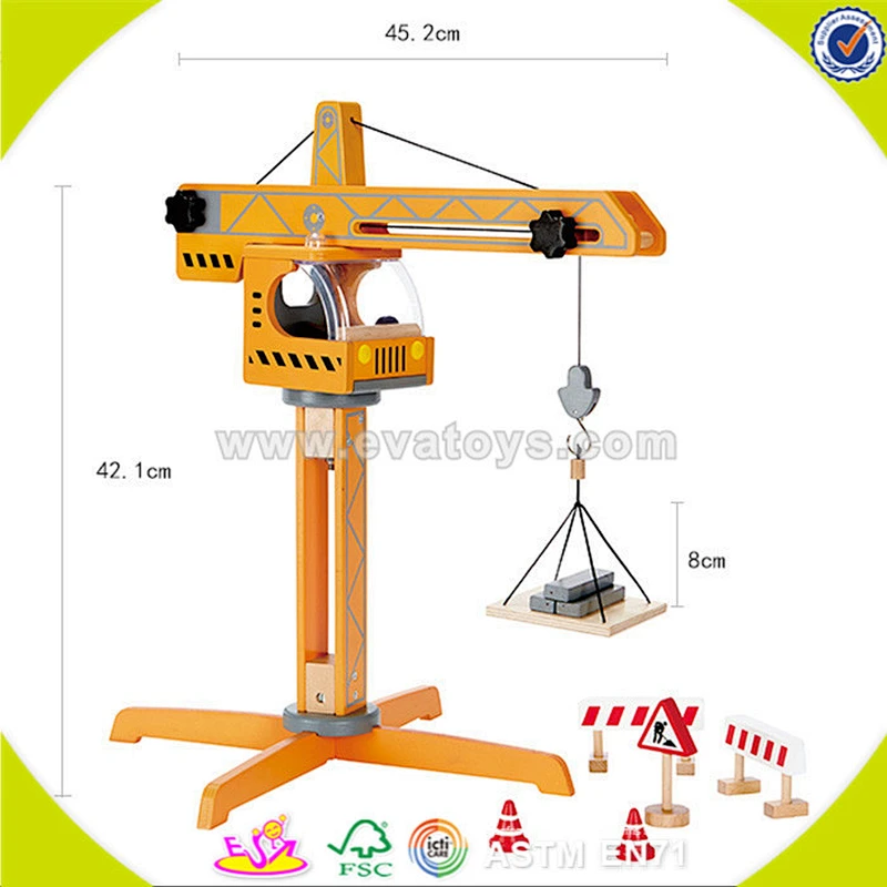 wholesale kids wooden engineering toys new design children wooden engineering toy cheap wooden engineering toy W04B018
