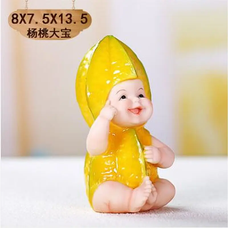 Creative 3D Fruit Baby Series Different Size Carambola Baby Soap Mold Silicone Mold