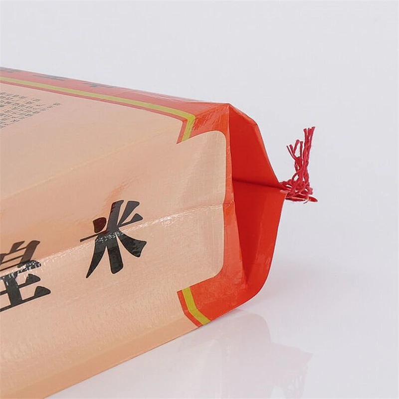 Eco-friendly feed laminated bag for sale woven bags for rice, flour packaging for 15 kg