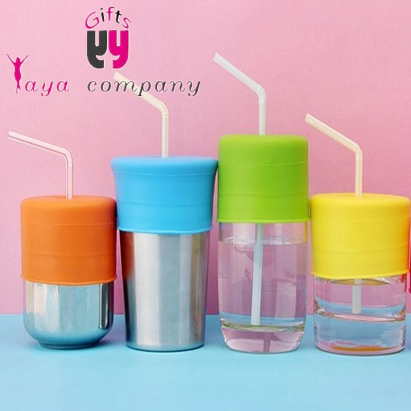 Food-Grade New silicone cup Lids with multicolor