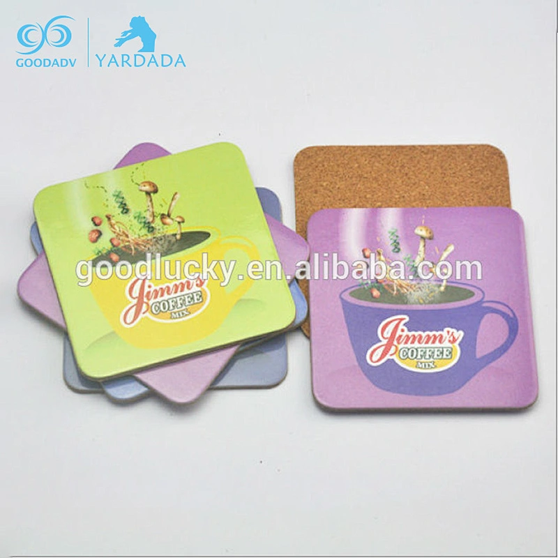 2018 Customized Coffee Coaster With Customized Logo Printing