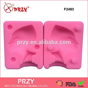 F2483 alien shape chocolate mould,fondant mold 3d silicon mould,3d silicone soap molds
