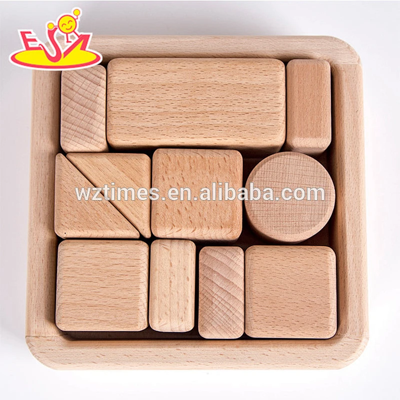 2018 Wholesale preschool kids construct wooden building toys for sale W13A133