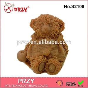 DIY handmade teddy bear silicone molds for soap making