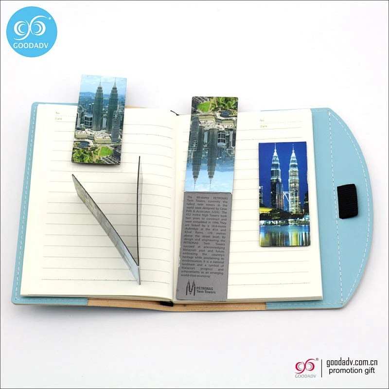Hot promotional gift item new fancy paper magnetic bookmark for bookworm