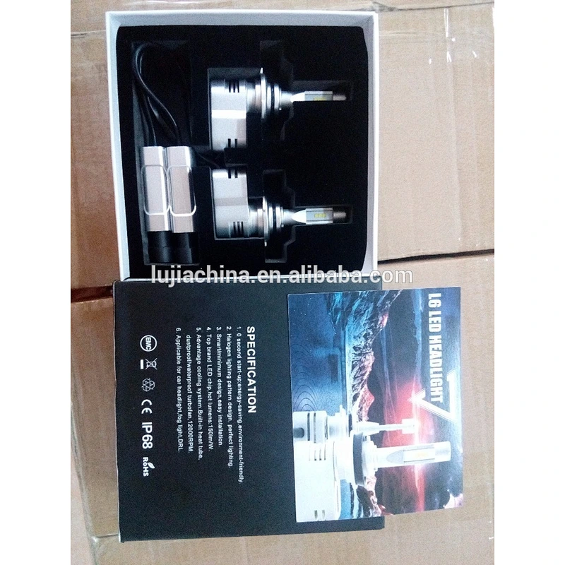 Lujia L6 Y22 9005 40w 6000lm turbo-fan mini projector cars led headlight PK y19 t5 h1 h3 h4 h7 h11 9004 9005 lighting bulbs