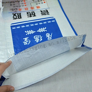 25kg Plastic pp woven ceramic glue bag for cement,wall putty powder