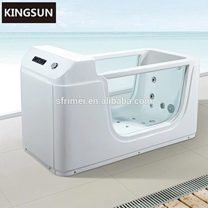 Mini glass whirlpool bathtub acrylic plastic small sitting hot tubs for 1 person
