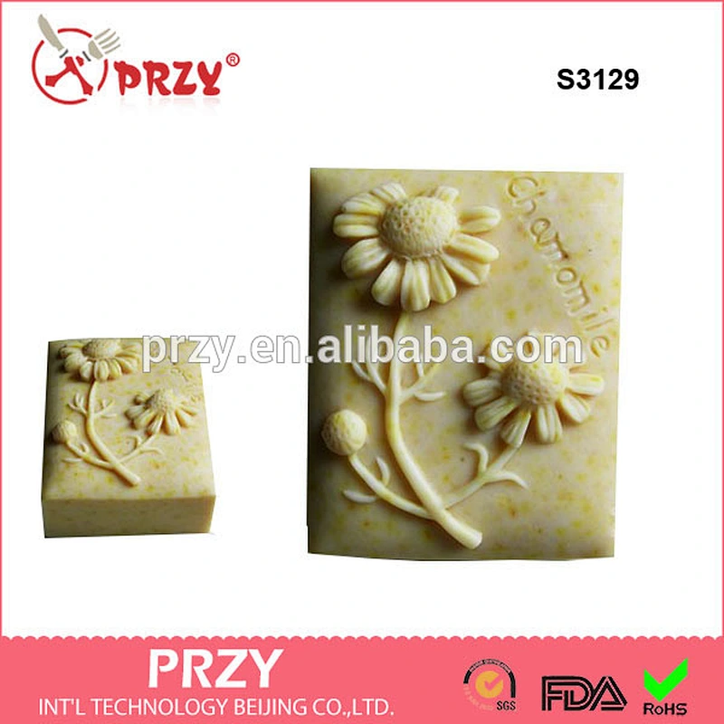 S3129 Chamomile Silicone Soap Mold flower shape silicone mold