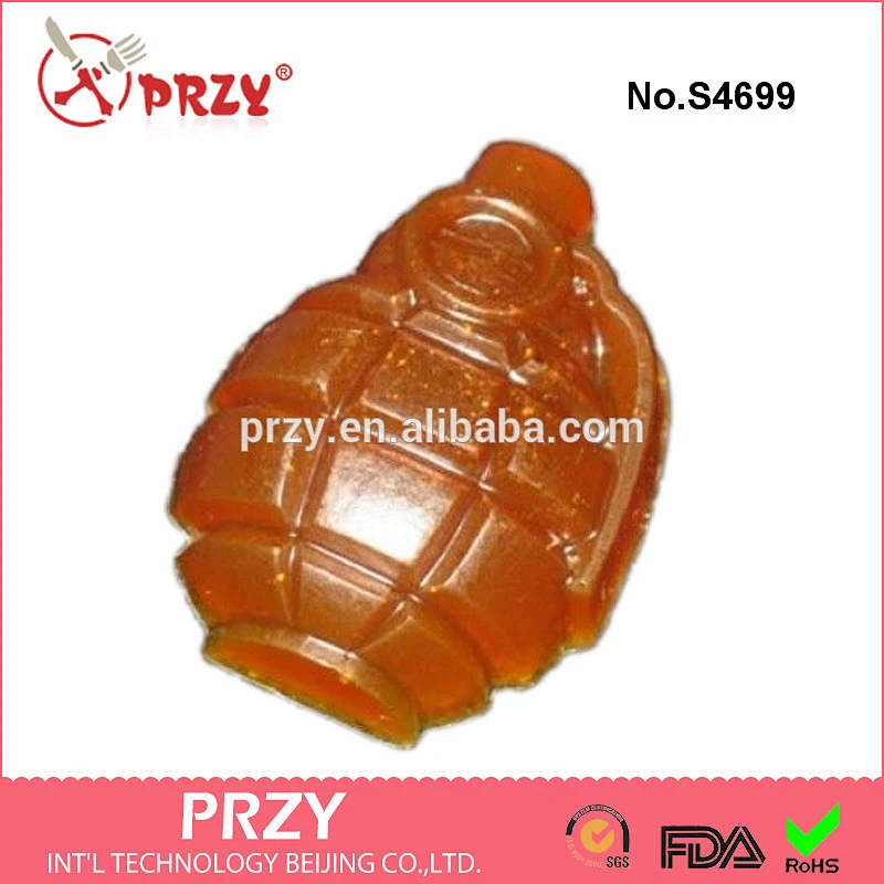 S4699 Grenade - silicone soap mold soap making Grenade mold for soap