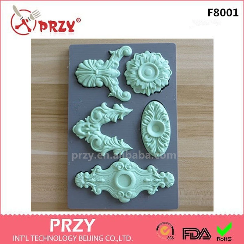 PRZY cute Fondant Mould silicone chocolate Mold fondant silicone molds for cake decorator