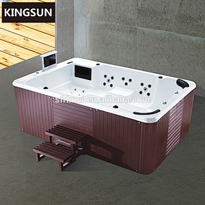 Large shipping container outdoor swimming spa for 12 person