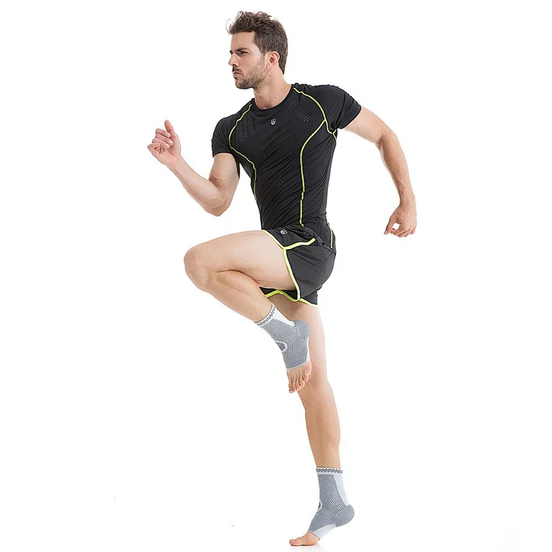 ankle support brace compression with single side edge for daily and sport