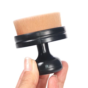 Professional cosmetics tools seal shape makeup foundation and blush brush