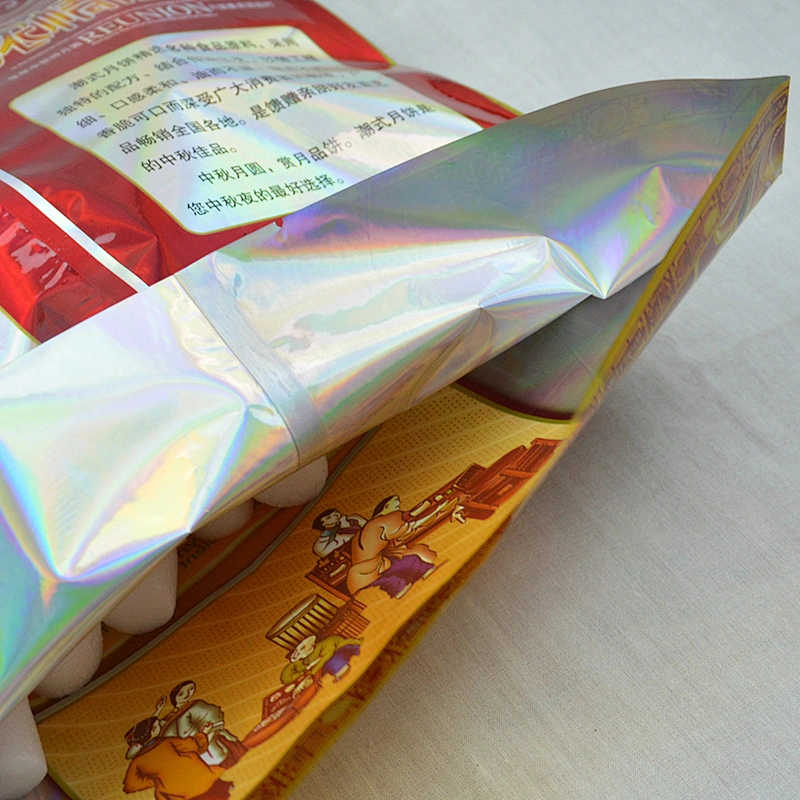 China moon cake foil film ldpe and hdpe plastic food packaging medium sealing bag
