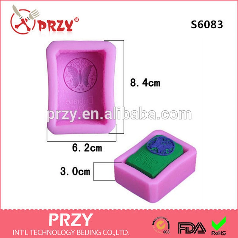 Butterfly design DIY silicone mold for soap handmade soap silicone molds