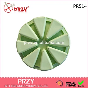 PR514 PRZY8 even triangles cake ice tray mold silicone rubber mold