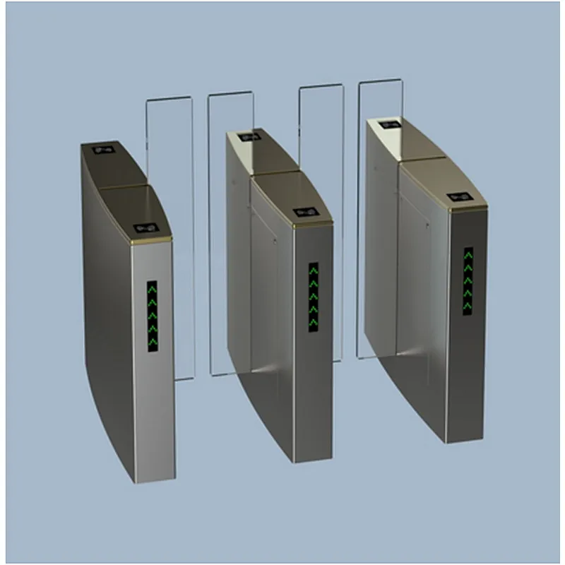 Factory Price Intercoms Sliding Turnstiles / Bar Code Sliding Gate  For Building