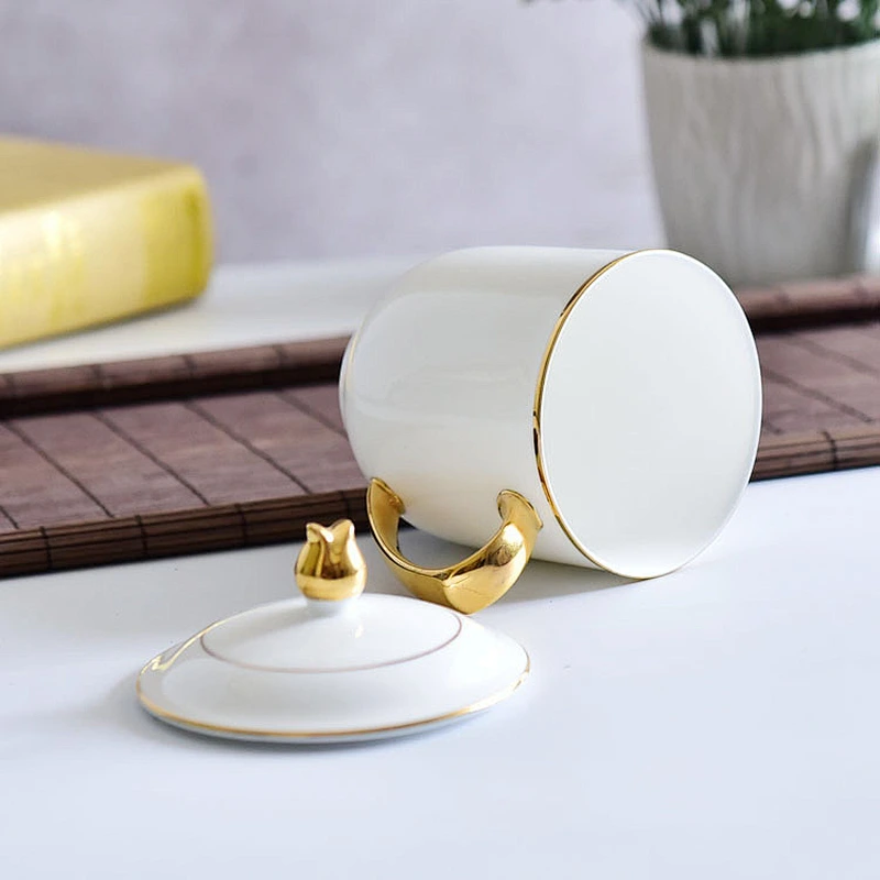 Cheap Price Promotional Tea Cup with Lid China Supplier Hot Sale Porcelain Coffee Mug Flower Picture Ceramic Coffee Cup