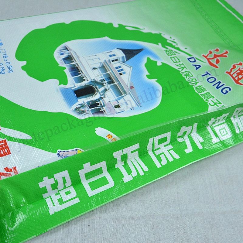 Factory sale bopp laminated plastic pp woven wall putty powder cement bag