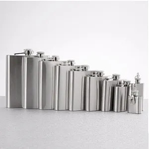 Novelty Outdoor Portable 7 Oz Beer Flask Whisky Wine Stainless Steel Bottle