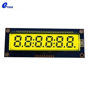 Custom transparent 7 segment LCD display module