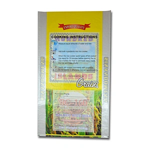 Custom agricultural use of rice bag 50kgpp woven bags