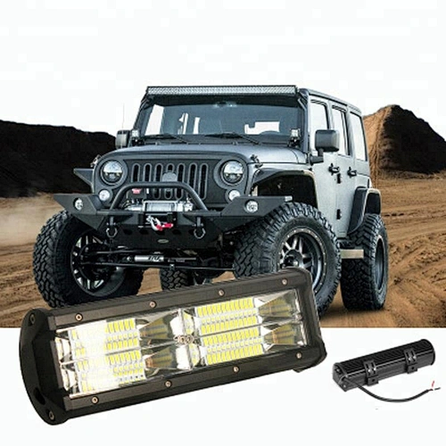 White 9inch 144w 3row Led Car Light Bar For Truck