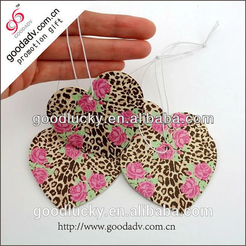 Cartoon Bear eco refresh paper air freshener custom