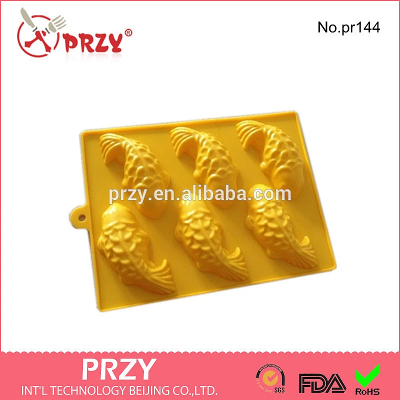fish silicone cake mold