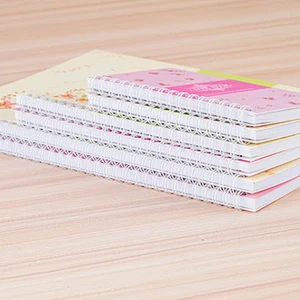 Custom A4 coil spiral binding books student stationery planner exercise craft paper notebook