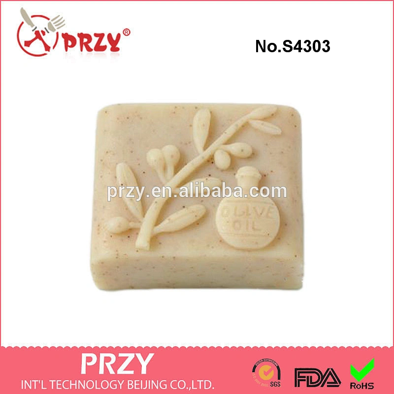 S4303 Olive Oil Handmade Soap Silicone Mold For Soap