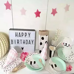 A4 LED Colorful Home Cinematic Light Up Letter Emoji Box Sign Wedding USB Cinema