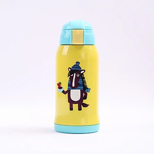 GOOD quality 600ml food grade vacuum mug with straw for children and baby