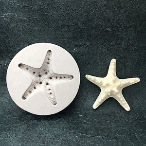 Starfish Fondant Silicone Mold for Cake Decoration DIY Soap Molds starfish Aroma Stone Mould