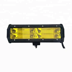 Off Road 12V Yellow Led Work Light Bar 144w Faro Led 4x4