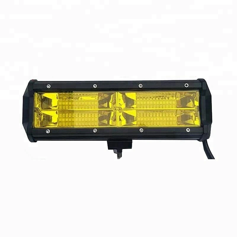 Off Road 12V Yellow Led Work Light Bar 144w Faro Led 4x4