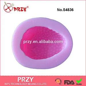 S4836 trawberry shape soap molds chocolate mould fruit silicone molds decorating cake mold