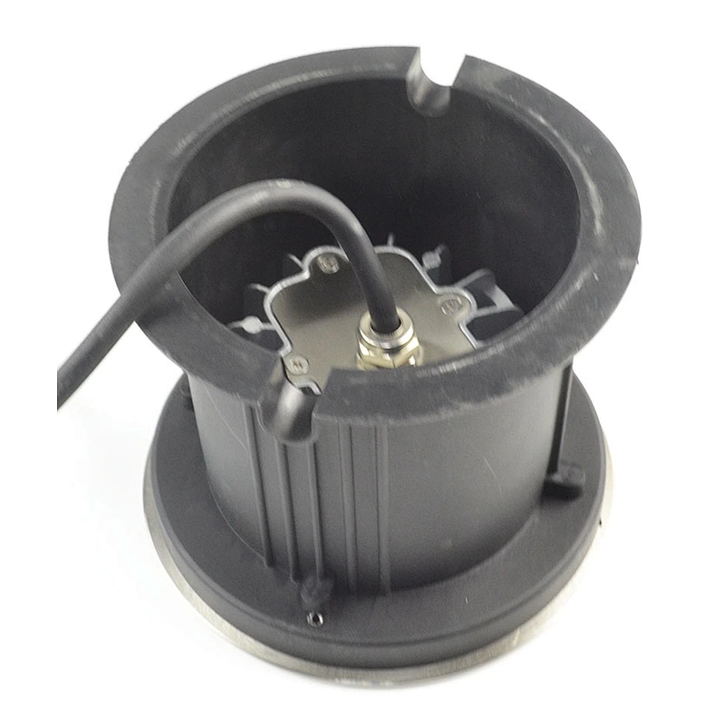 High Quality 5 Year Warranty 6W 9W warm white In-Ground LED Well light Low Voltage with Brushed Stainless Steel Trim