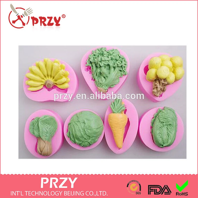 F3039 PRZY Silicone baking mold fondant carrot cake silicone mould