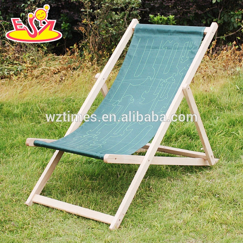2018 Wholesale cheap wooden beach chairs for sale folding wooden beach chairs for sale best wooden beach chairs for sale W08G218