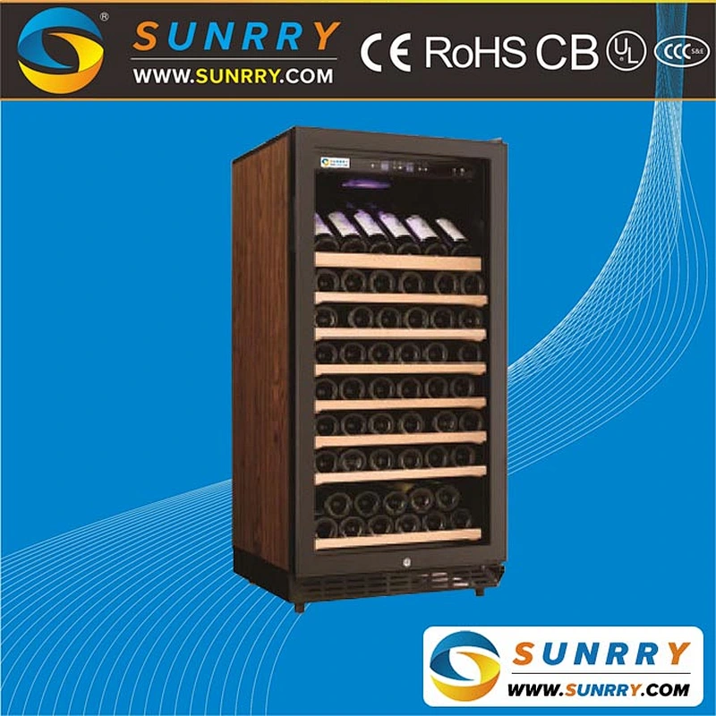 Upright furniture thermoelectric wine cellar