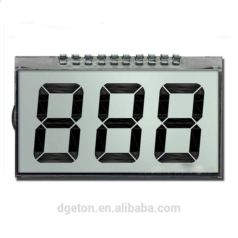 3 5 12 20 22 digits 7 segment lcd display screen OEM factory