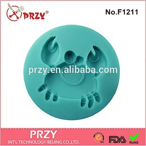 F1211 PRZY Cheap mini silicon animal cake molds